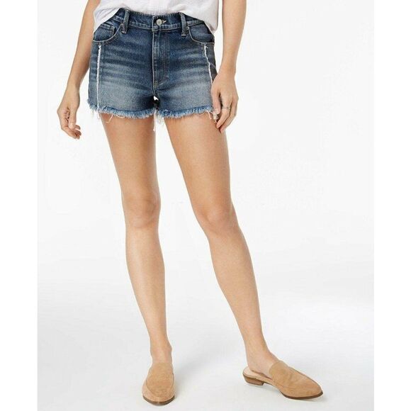 Lucky Brand Blue Denim Cut-Off Jean Shorts - Picture 2 of 7